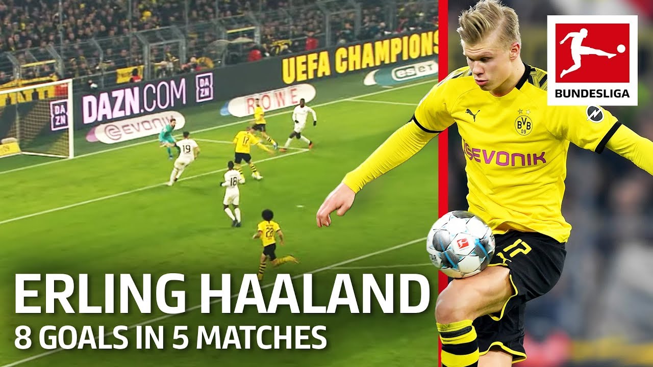 Erling Haaland Scores Again And Celebrates Teammates’ Goals - Now 8 ...