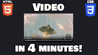 Learn HTML video in 4 minutes! 🎥