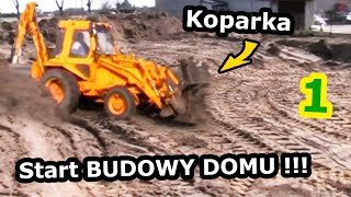 Rozpoczynamy Budowę !!! - Zdjęcie Humusu i Składowanie Materiałów Budowlanych (vlog 1)