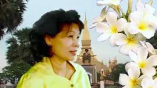 lao song. dok champa khong lao.  ນສ  ທອງລວ້ນ ລາດສະວົງໄຊ  ດອກຈຳປາຂອງລາວ