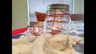 Mason Jar Tealight Holder | DIY Home Decor