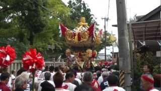 平成24年 高砂市曽根天満宮秋季例祭 運行 中筋西 播州秋祭り2012年