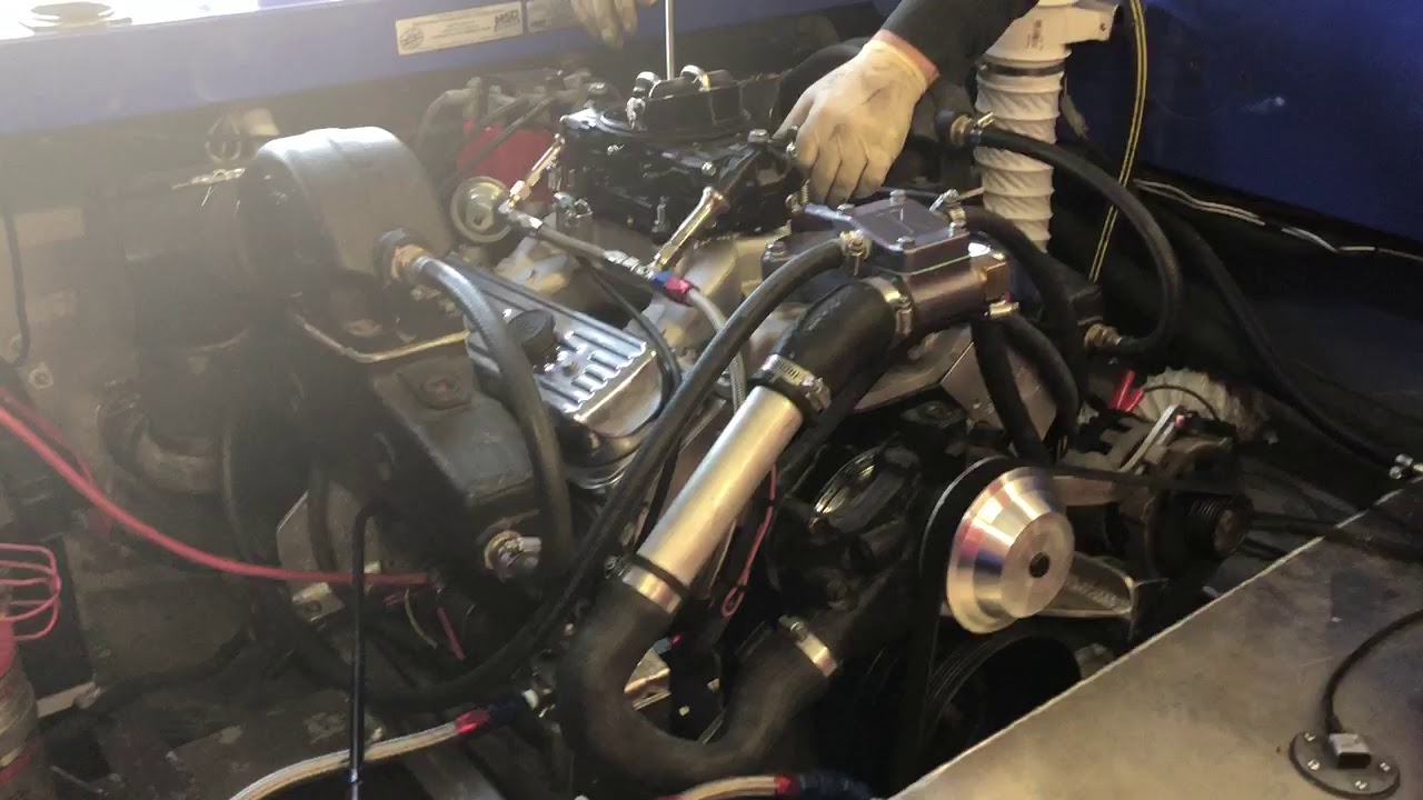 350 Chevy Boat Engine Stroked To 383ci 400 Horsepower - YouTube