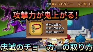 【レア度Ｓ】【超攻撃アクセサリー】忠誠のチョーカーの取り方