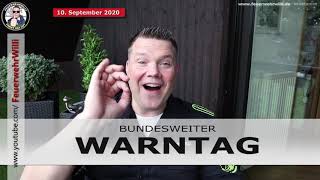 #Warntag 10.09.2020 11:00 Uhr in ganz Deutschland