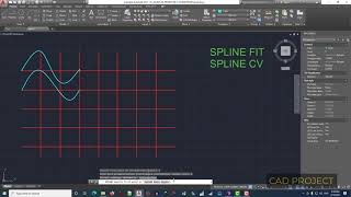 AutoCAD spline