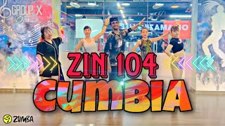 Zin104 | Cumbia | Zumbale | zumba fitness routine Zumba choreography