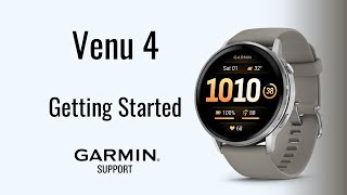 Venu® 4 | Getting Started | Garmin Support
