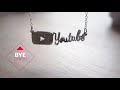 making cooking foil necklace 쿠킹호일로 유튜브 목걸이 만들기