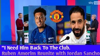 MANCHESTER UNITED BOARD ‼️ Ruben Amorim pull off sensational move to bring Jodan Sancho back 🚨