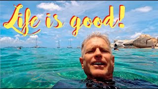 Enjoying life - sailing USVI & BVI / Sailing Aquarius Ep. 193