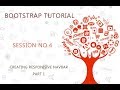 Bootstrap Tutorial For Beginners 4   Creating Responsive Navbar with Drop down Menus Part 1