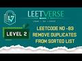 LeetCode 83 | Remove Duplicates from Sorted List