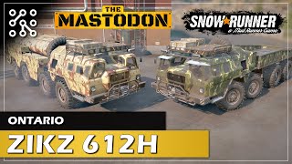 Nový ZIKZ 612H MASTODON  | Snowrunner | Lets play | Česky