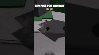 Bro COULDN'T Adapt to My Bait... 😭 | The Strongest Battlegrounds |#thestrongestbattlegrounds #roblox