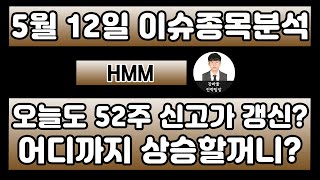 HMM(011200) - 오늘도 52주 신고가 갱신? 어디까지 상승할꺼니?