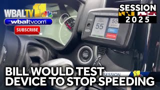 Bill would use device to slow down speeders