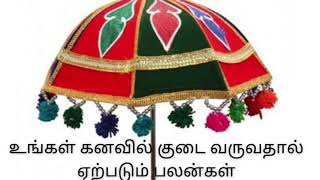 உங்கள் கனவில் குடை வருவதால் ஏற்படும் பலன்கள் kanavu palangal Tamil