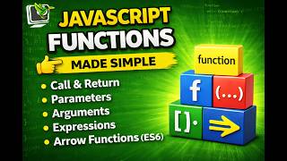 JavaScript Functions Made Simple | Call, Return, Parameters, Arguments, Expressions & Arrow Function