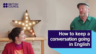 How to keep a conversation going in English