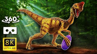 VR Jurassic Encyclopedia #8 - Oviraptor dinosaur facts 360 Education
