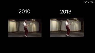 Chuck E. Cheese Cupid shuffle 2010 & 2013 comparison