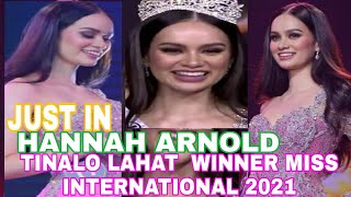 JUST IN : BINIBINING PILIPINAS INTERNATIONAL  2021 WINNER HANNAL ARNOLD TINALO LAHAT