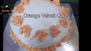 Orange Velvet Cake -     Without Oven  Recipe |    |Learn in 2 Minutes or Less | Kerala Recipes || |