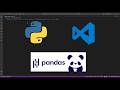 How to install pandas on vscode