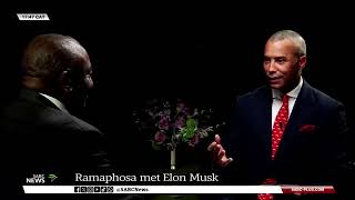 President Ramaphosa hopes for an investment relationship between SA and businessman, Elon Musk