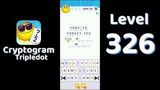 Cryptogram Tripledot Level 326 Answer | SolutionGuruji