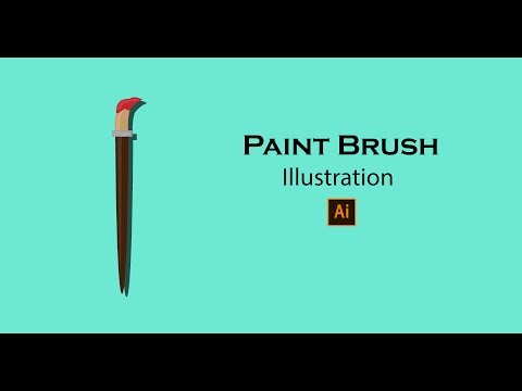 How to create icon paint brush || Illustrator Tutorials How to create icon paint brush || Illustrator Tutorials