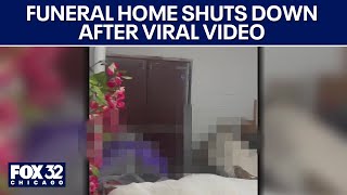 Funeral home shuts down after viral video shows bodies left out with no AC