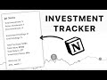 How I use Notion for Investment Tracker