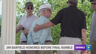 Macon honors historian Barfield as he leads final Rose Hill walk