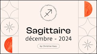 Horoscope Sagittaire ♐️ Décembre 2024 ⛄️ par Christine Haas