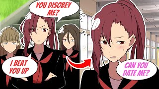 【Manga dub】I'm a normal student so a delinquent girl makes rash request of me but I refuse【RomCom】