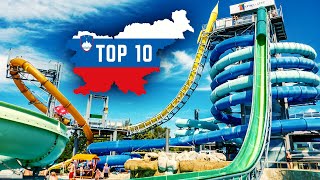 TOP 10 Best Water Slides in Slovenia | Tobogani v Sloveniji