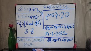 2D/17/1/25(4:30)ထိပ် အပိတ် ပတ်သီး လုံးပိုင် ဒဲ့အပြီးပေါက်