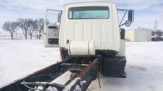 1996 Ford L 8000 Cab Chassis’s 8.3 Cummins 6 Cylinder Diesel 3 Speed Automatic Transmission 17’ 8”