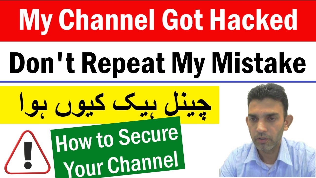 My Channel Got Hacked | How To Recover Hacked Channel | How To Secure ...