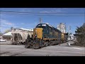 sd40 2 trio in notch 8 chasing csx d795 through historic gettysburg 3 15 22