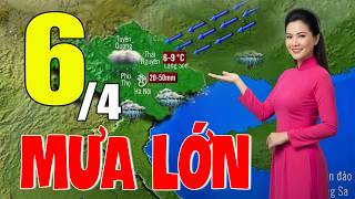 Dự Báo Thời Tiết Đêm Nay và Ngày Mai 6/4 | Thời Tiết Hôm Nay 3 Ngày Tới Mới Nhất|#thoitiet