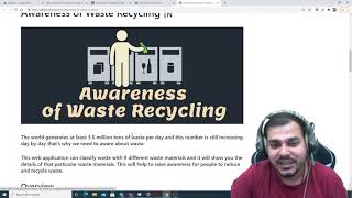 Waste Classification Machine Learning Classification Project-Waste Recycling