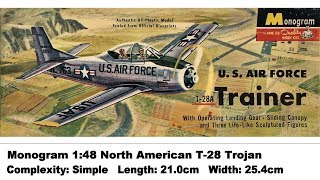 Monogram 1:48 North American T-28 Trojan Kit Review