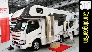 【ヴォーン ノイン R2B】９つの標準装備を搭載したアルミ軽量シェルキャブコン　Japanese Motorhome Campingcar