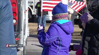 Community lines procession route to pay tribute to Burnsville first responders
