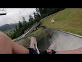 walchsee rodelbahn sommerrodelbahn zahmer kaiser onride rechts crash