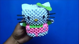 Origami 3D Hello kitty