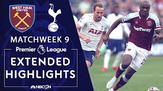 West Ham United v. Tottenham Hotspur | PREMIER LEAGUE HIGHLIGHTS | 10/24/2021 | NBC Sports